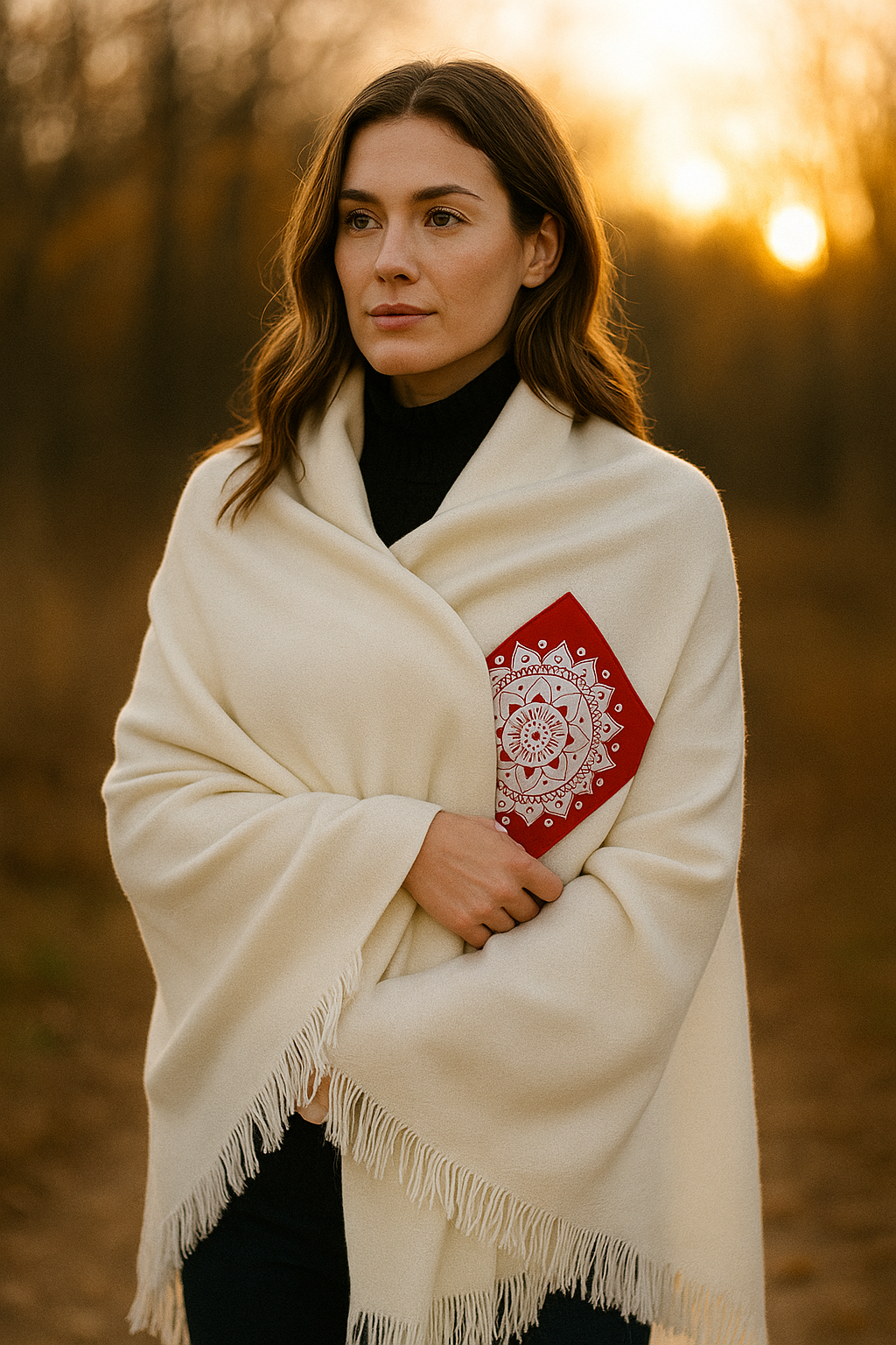 Daffodil Stole with Aipant Print