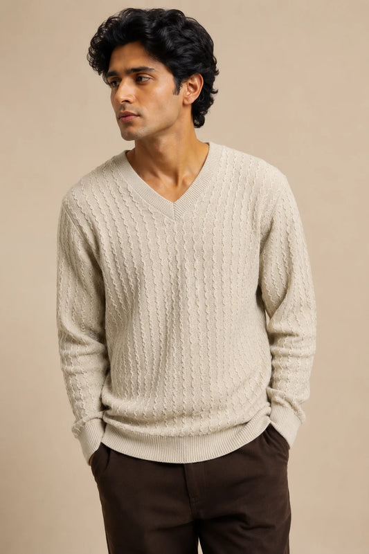 Hosiery Knitted Himalayan Wool Full Sleeve Sweater