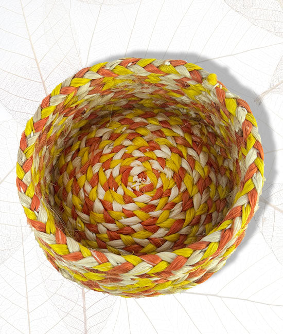 Hand-Braided Jute Lid Box