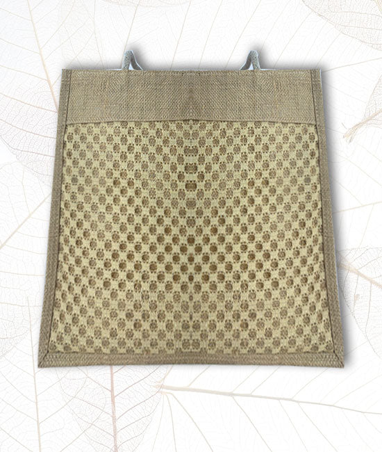 Jute Carry Bag With Plain Net