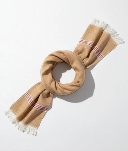 Daffodil Stole with Double Line Border