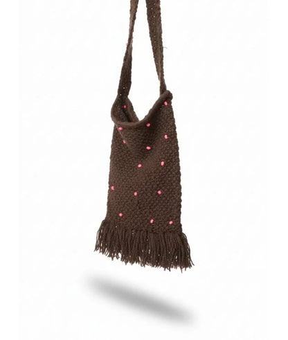 Woolen Knotting Sling Bag