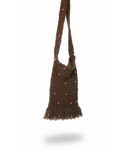 Woolen Knotting Sling Bag