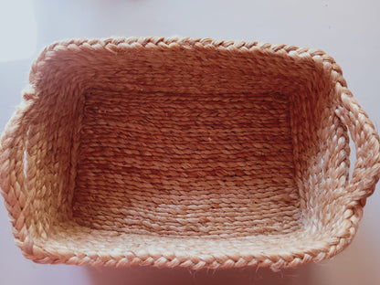 Hand Braided Jute Fruit Container