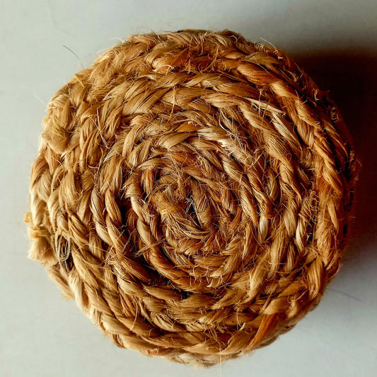 Hand-Braided Bhimal Tea Cup Coaster