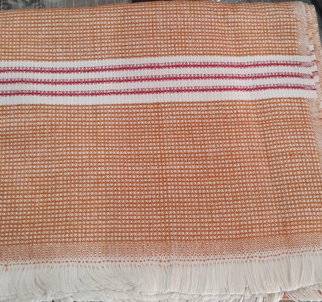 Daffodil Stole with Double Line Border