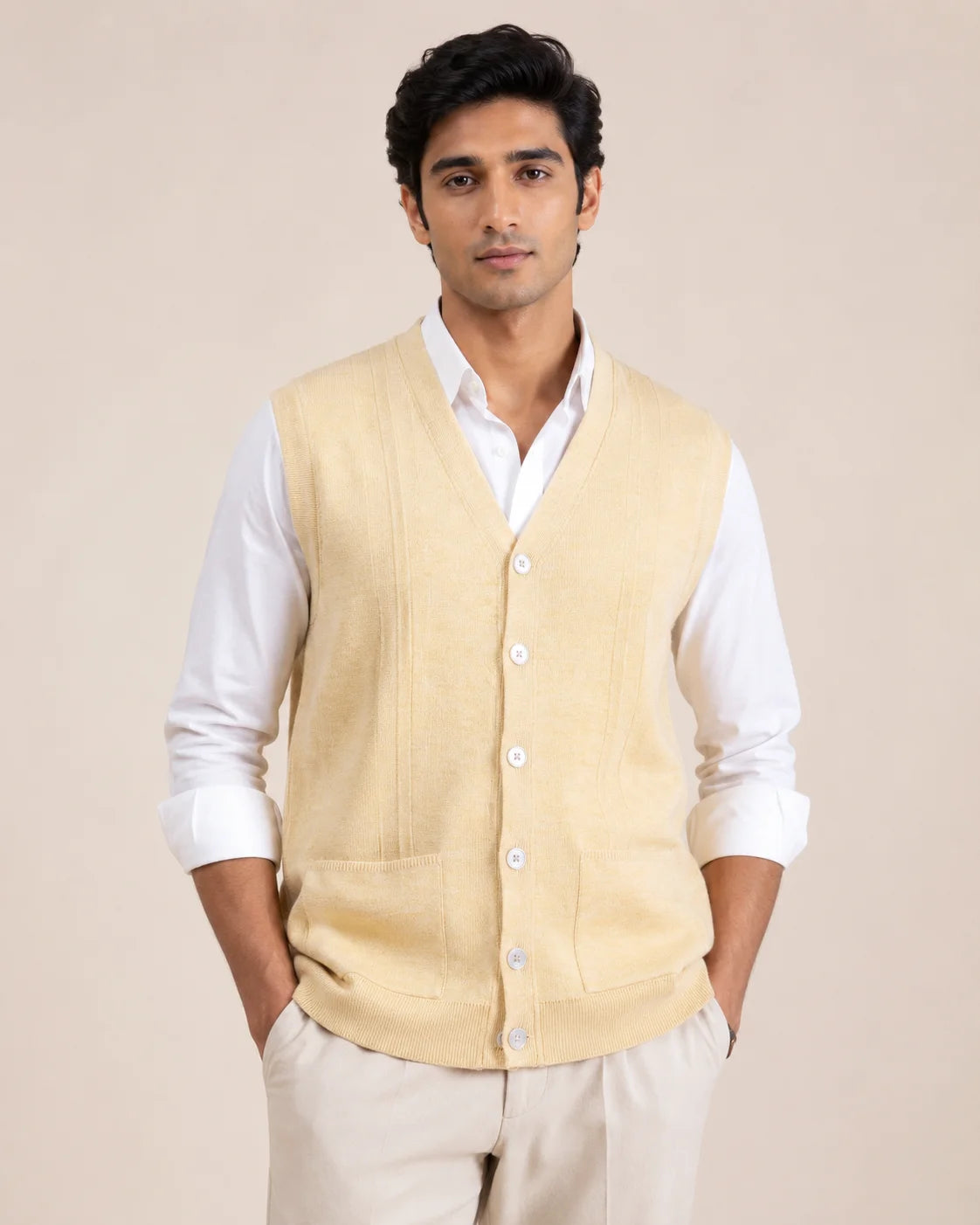daffodil half coat for men