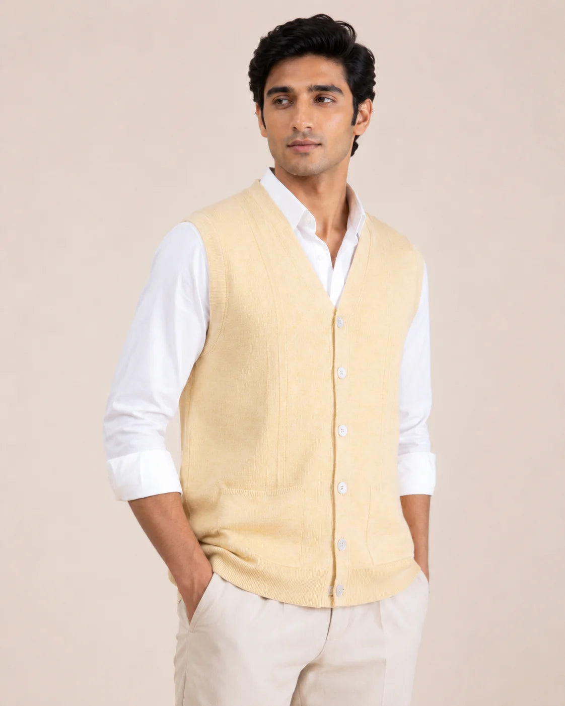 daffodil half coat for men