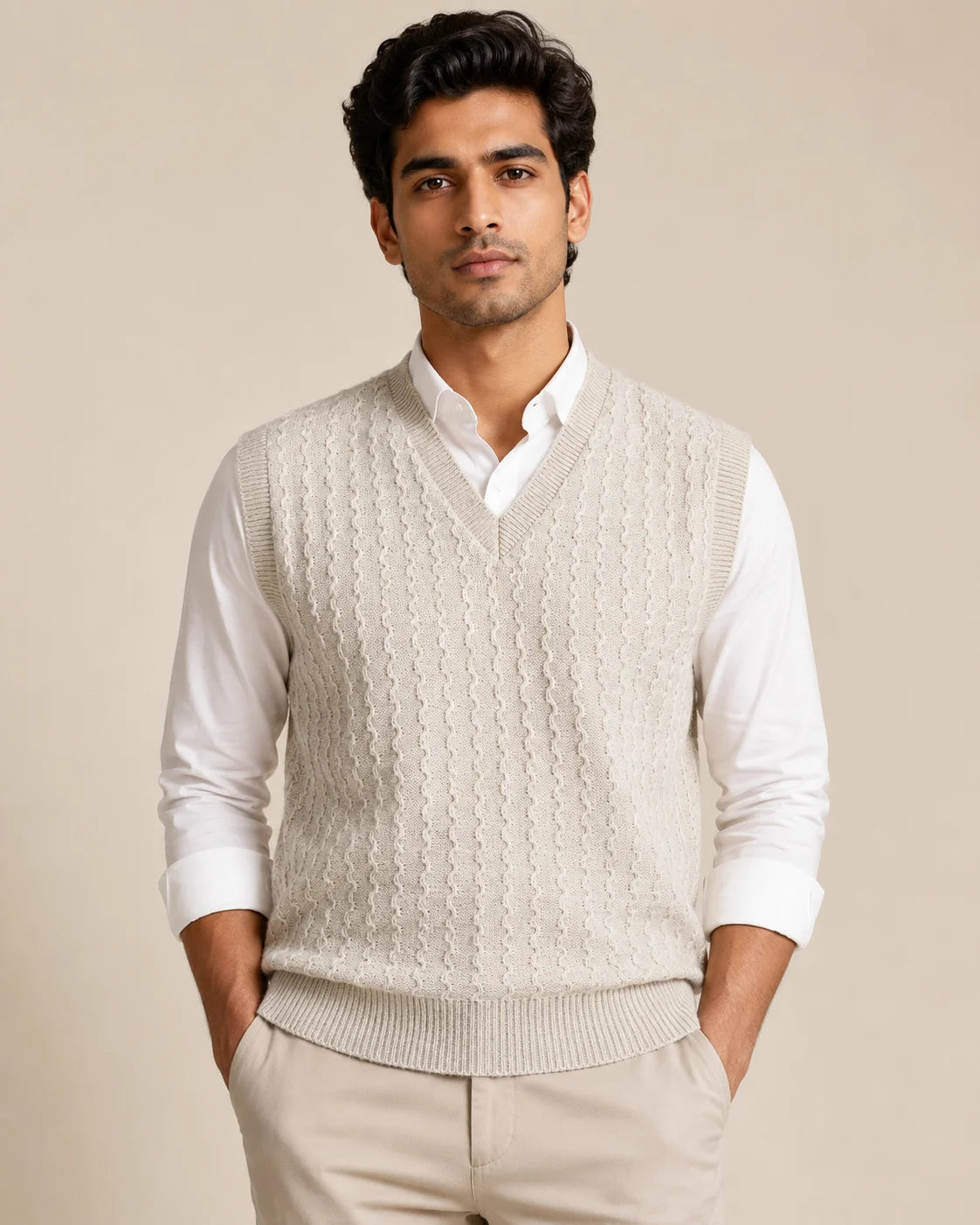 Harshil half sweater for men
