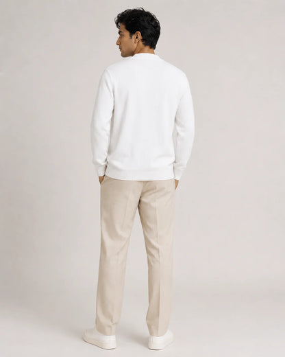 Handmade Men's Woolen Full Sleeve Cardigan