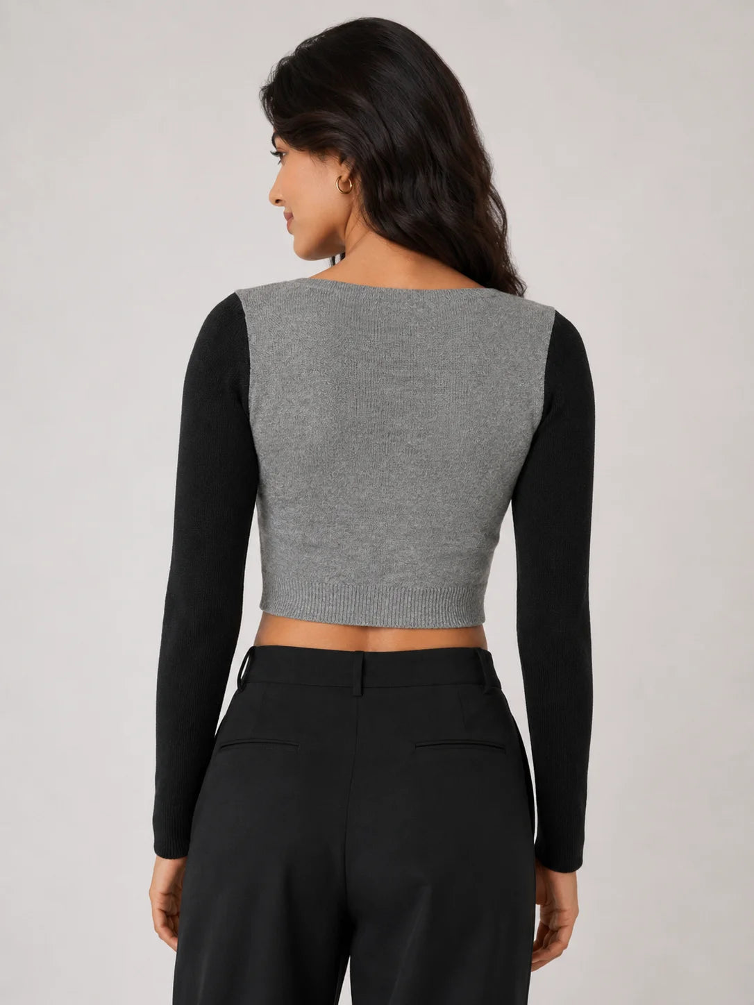 Woolen Full Sleeve Short Top
