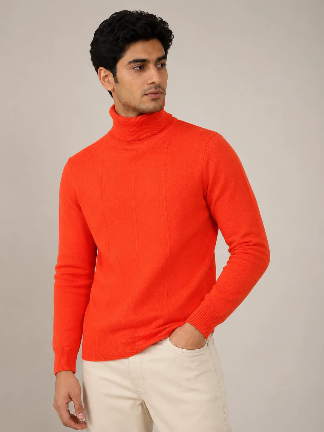 Men's Woolen High neck Sweater