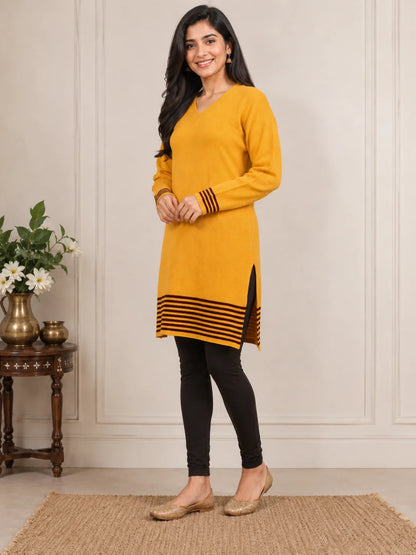Premium Hosiery Knitted Woolen Kurti