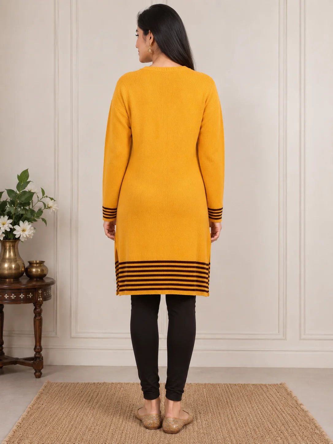 Premium Hosiery Knitted Woolen Kurti