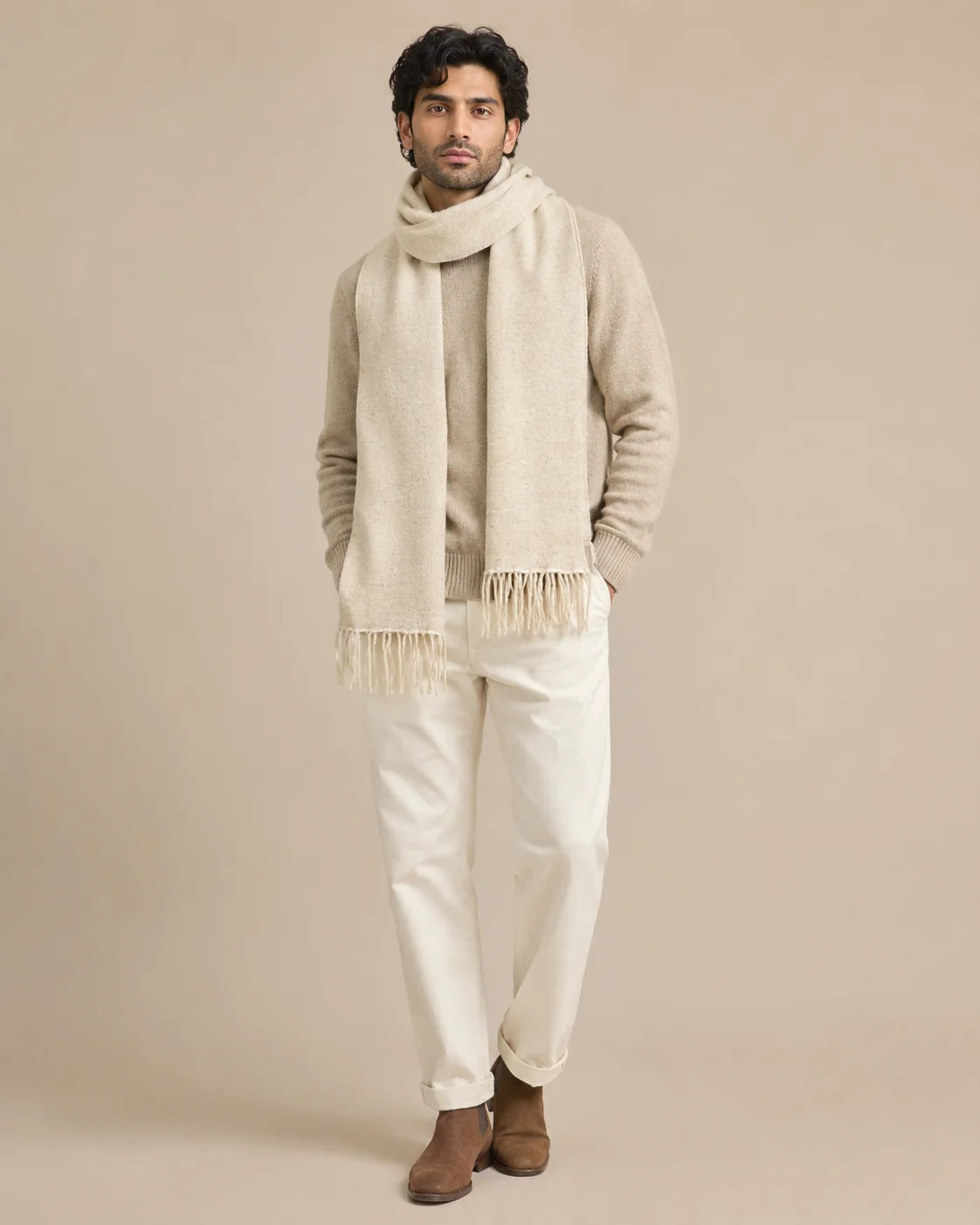 Classic Hosiery Knitted Himalayan Wool Muffler