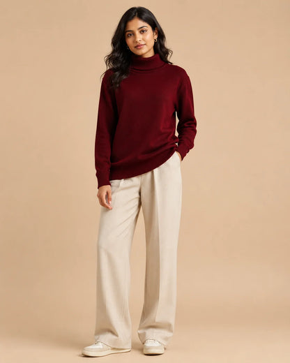 Woolen High neck Sweater | Unisex