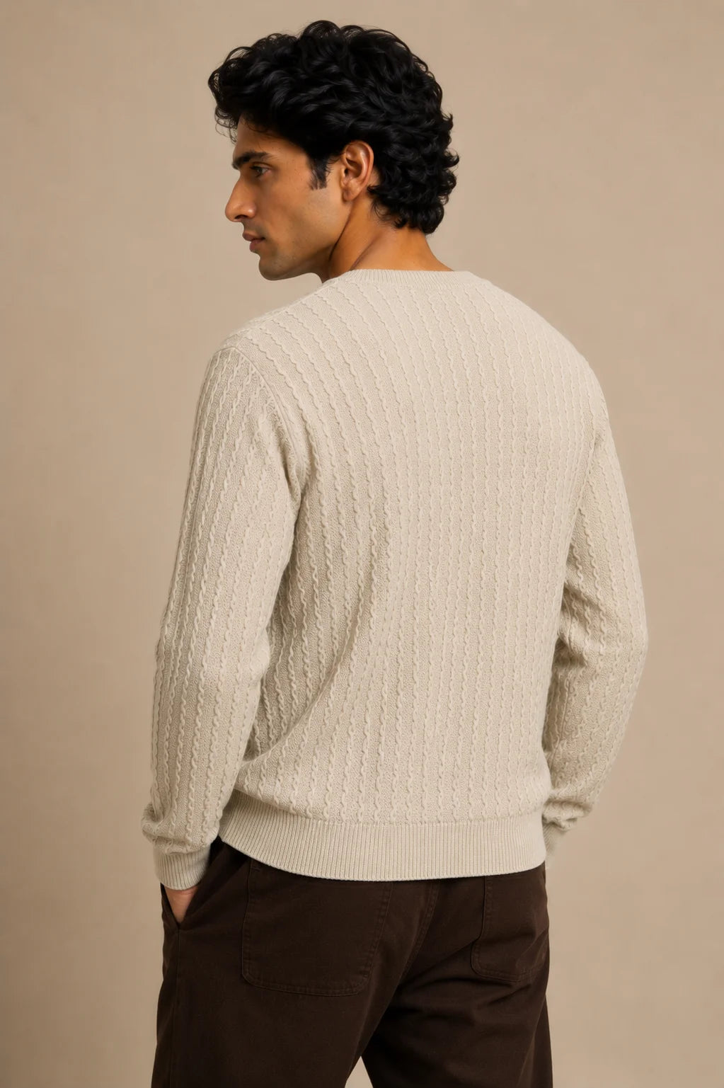 Hosiery Knitted Himalayan Wool Full Sleeve Sweater