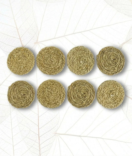 Hand-Braided Bhimal Tea Cup Coaster