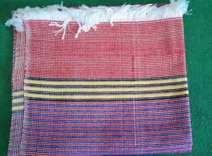 Multi Color Daffodil Stole with Double Line Border