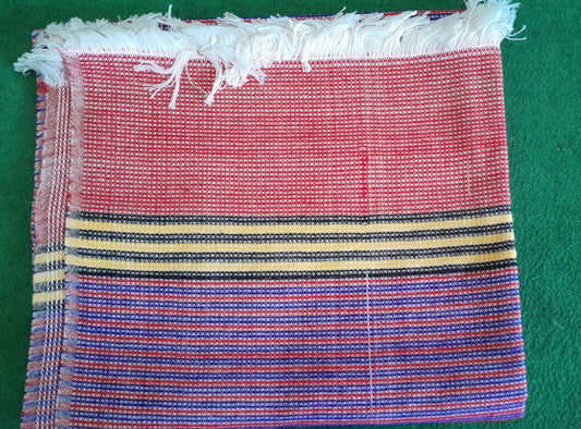 Multi Color Daffodil Stole with Double Line Border