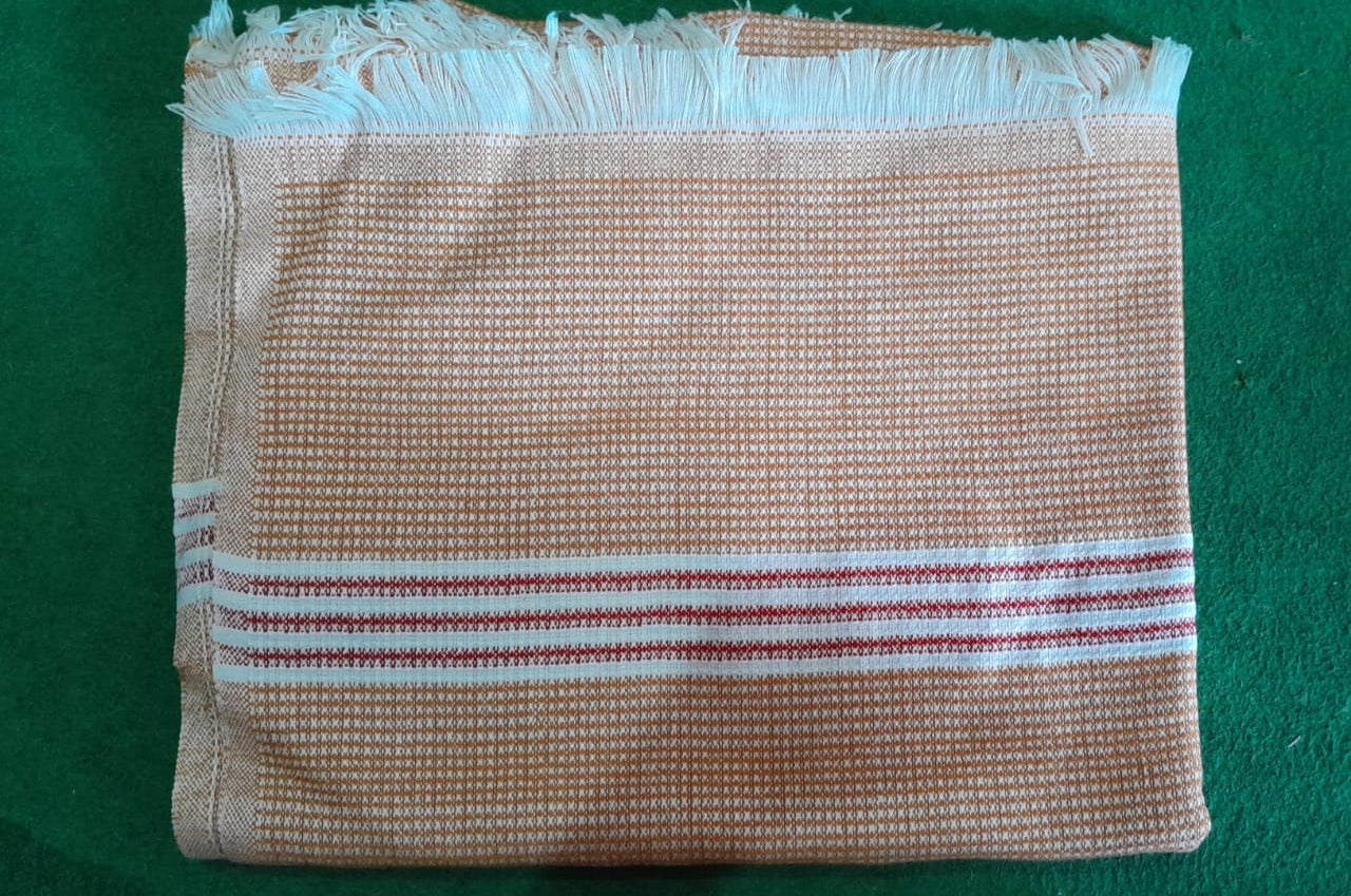 Daffodil Stole with Double Line Border