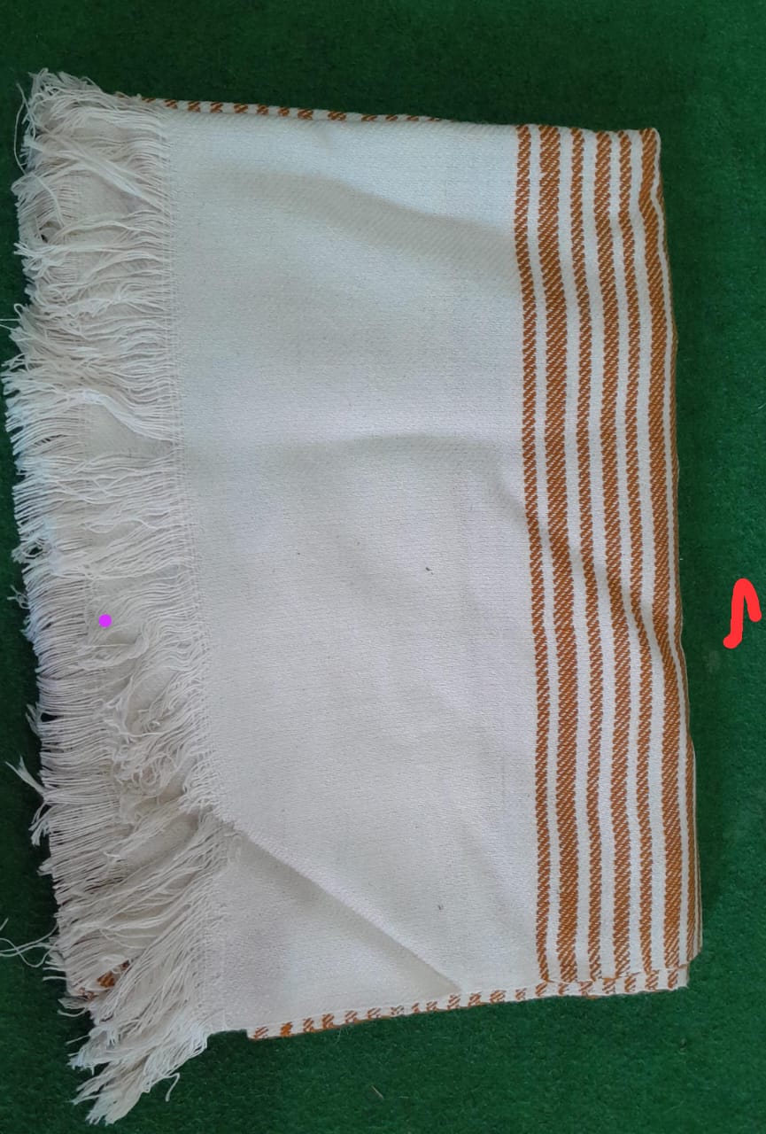 Daffodil Stole with Double Line Border