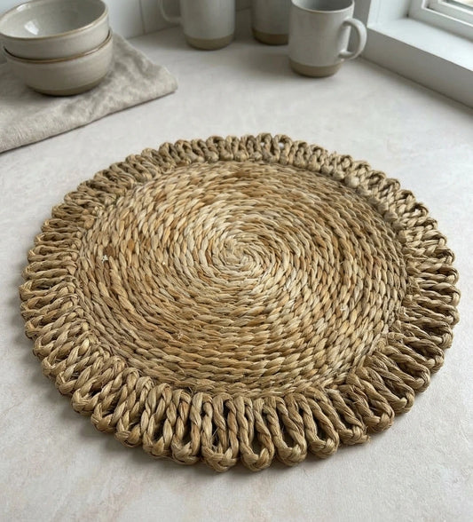 Hand Braided Jute Donga Mat
