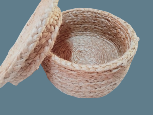 Classic Hand Braided Jute Dry Fruit Basket