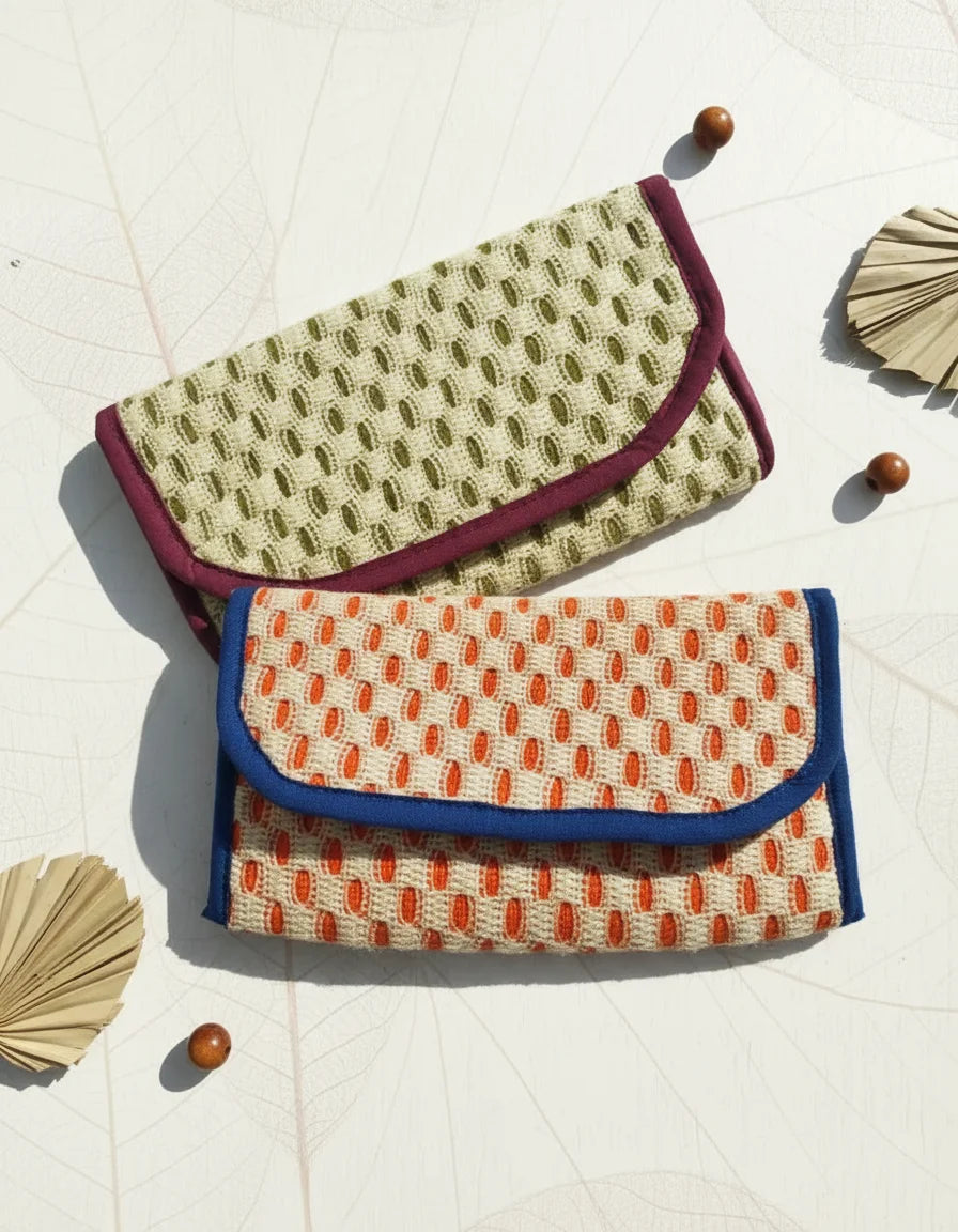 Jute Hand Purse With Plain Net