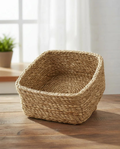 Hand Braided Jute Fruit Container