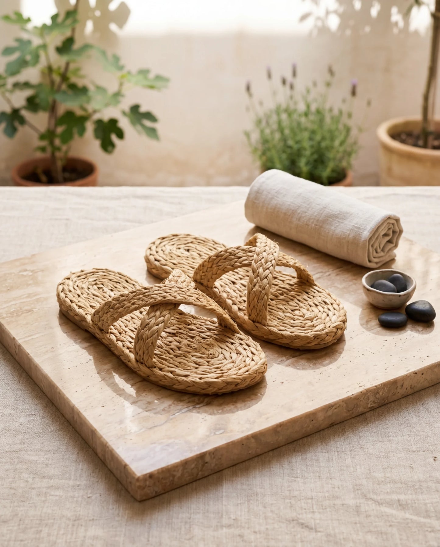 Jute Braided Kolhapuri Slipper