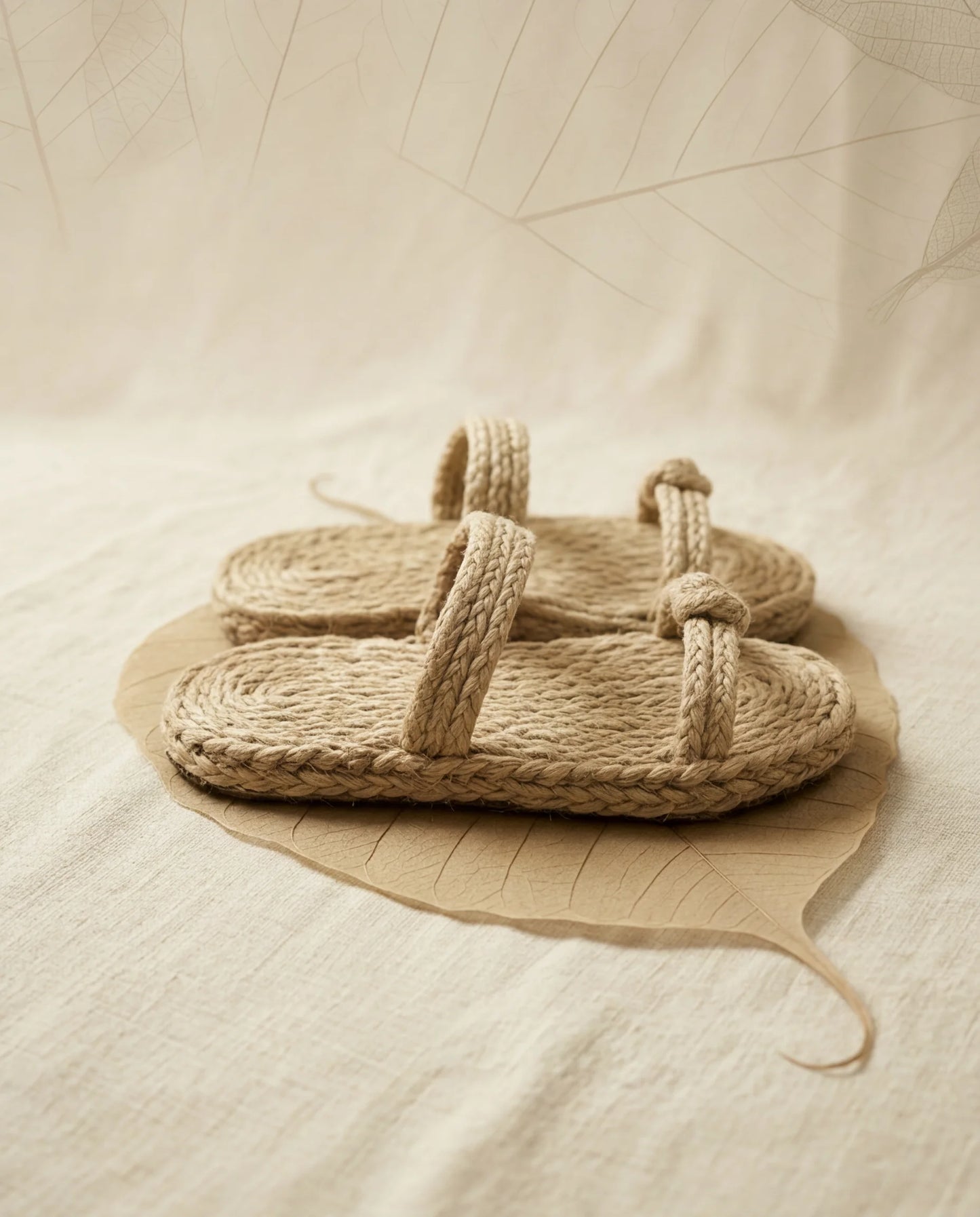 Jute Braided Kolhapuri Slipper