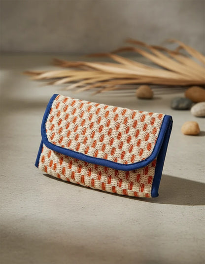 Jute Hand Purse With Plain Net