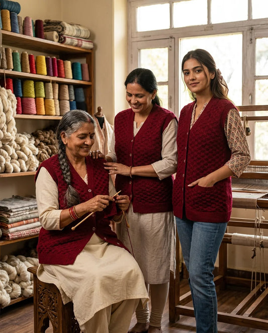 Classic Hosiery Knitted Half Sleeve Cardigans