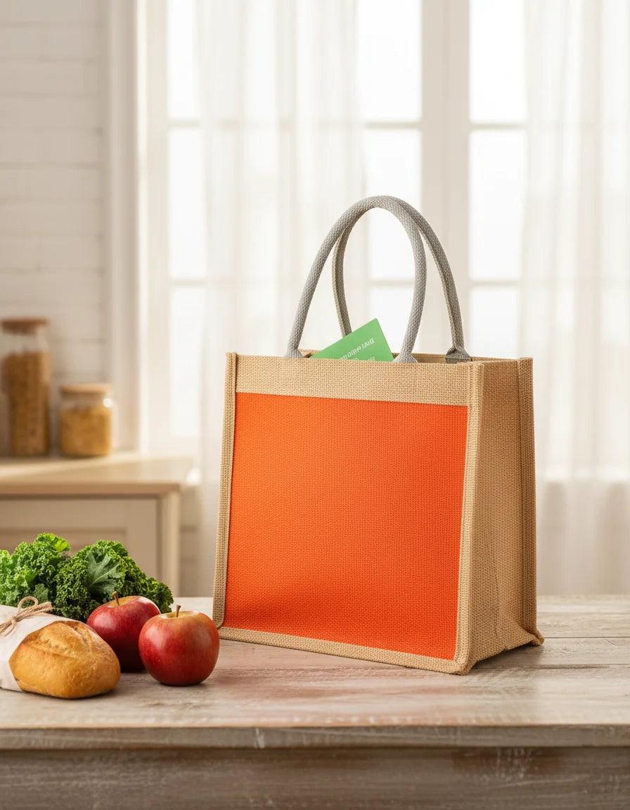 Handcrafted Jute Carry Bag for Daily Use