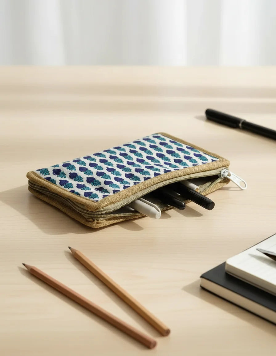 Jute Stationary Pouch