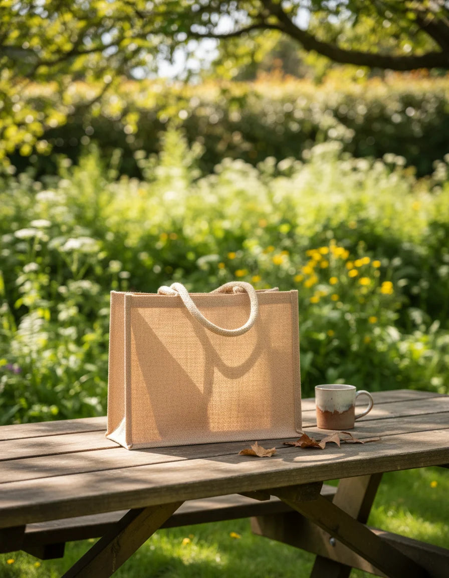 Handcrafted Jute Carry Bag for Daily Use