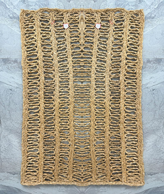 Hand Braided Jute Doormat - Rectangular