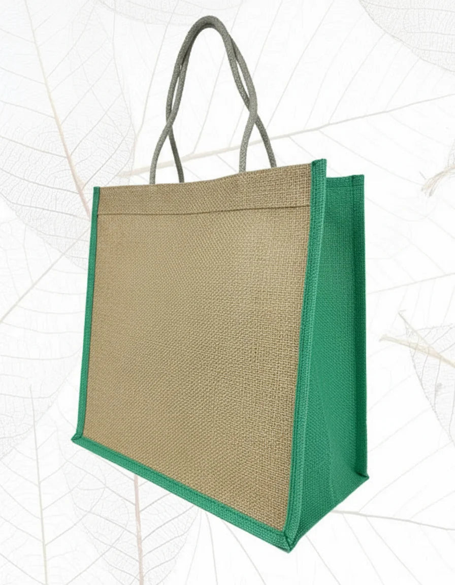 Printed Jute Tiffin Bag for Everyday Use