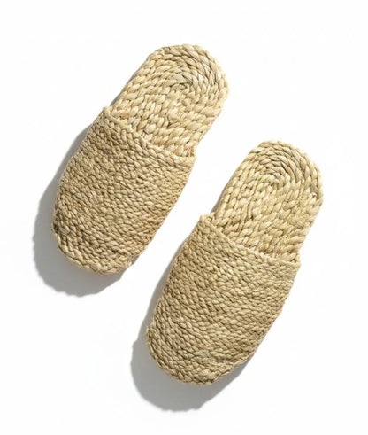 Jute Braided Slide-In Slipper