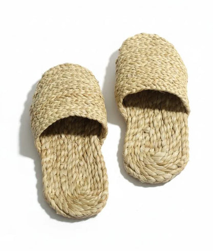 Jute Braided Slide-In Slipper