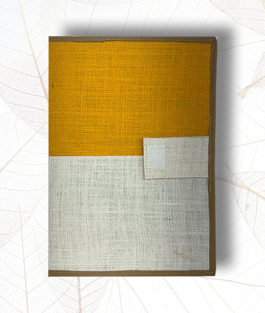 Jute File Folder with Velcro Closure