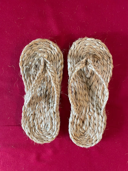 Jute Braided Strap Slipper