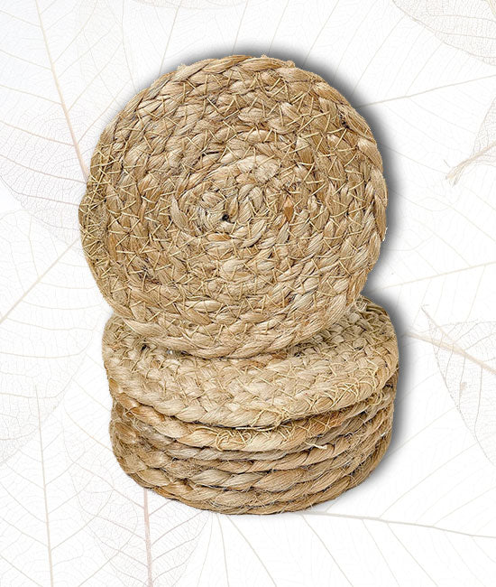Hand-Braided Jute Tea Cup Coaster