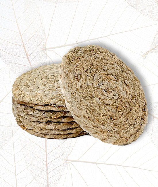 Hand-Braided Jute Tea Cup Coaster