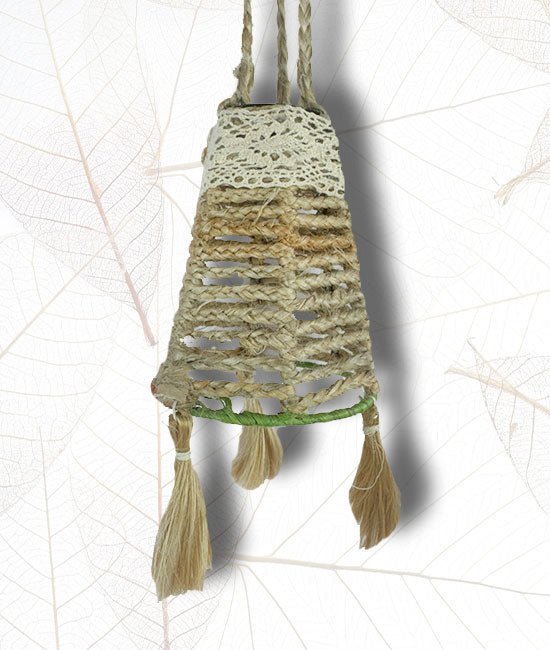 Hand Braided Jute Lamp Shade