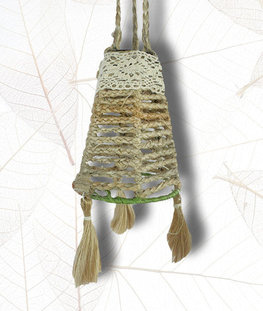 Hand Braided Jute Lamp Shade
