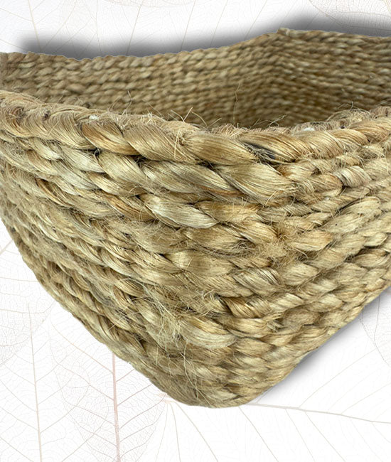 Hand Braided Jute Fruit Container