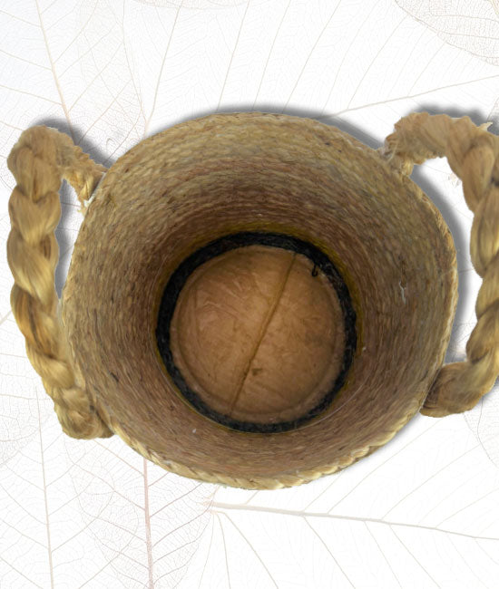 Hand Braided Jute Dustbin Bucket