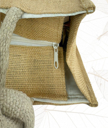 Handcrafted Jute Carry Bag for Daily Use